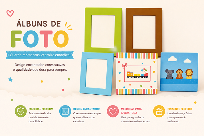 Álbuns Premium - Mundo da Fotografia