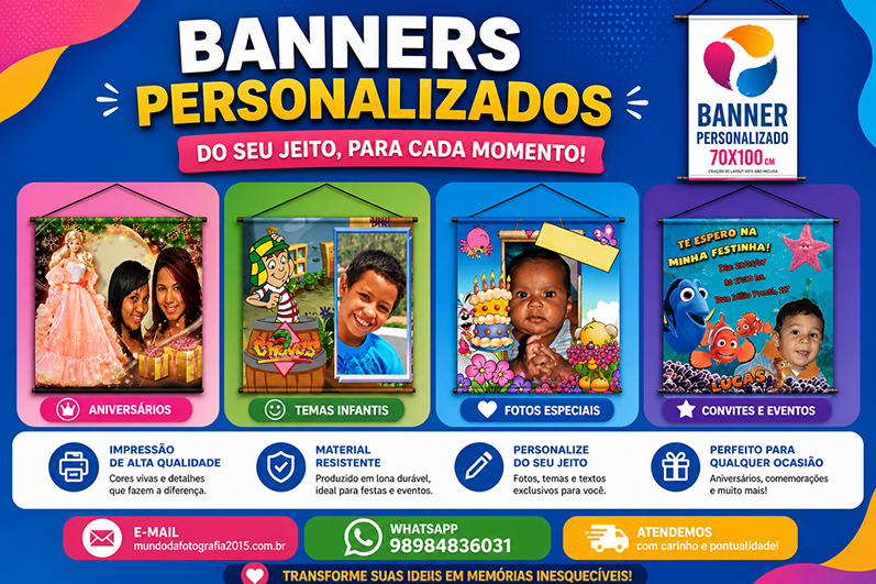 Banners Personalizados - Mundo da Fotografia