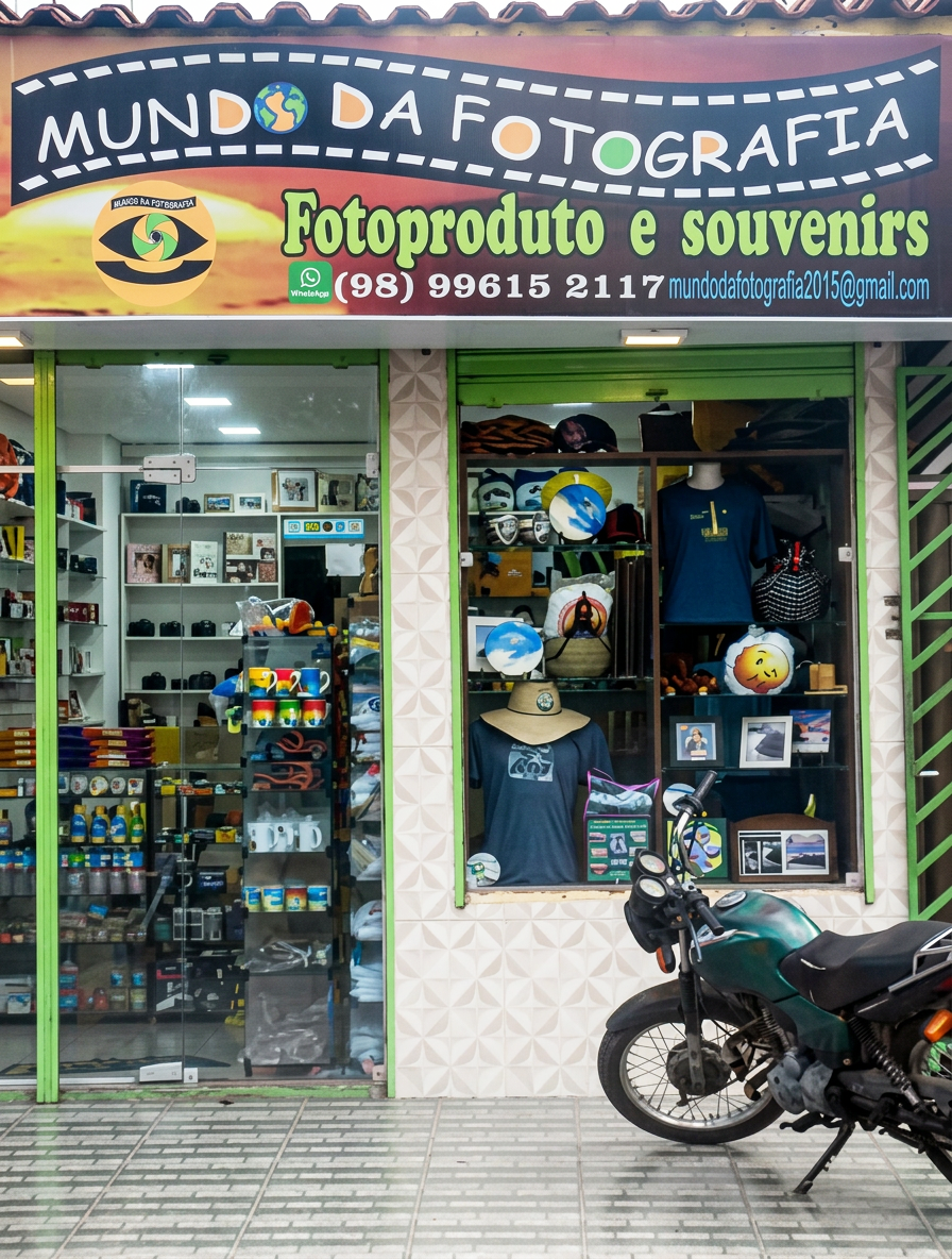 Fachada da loja Mundo da Fotografia - Barreirinhas MA